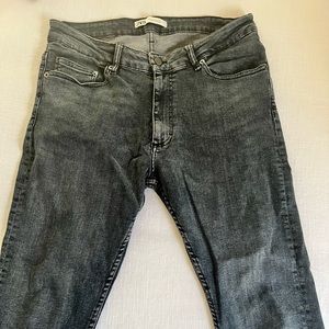 Zara Man Faded Black Skinny Fit Jeans Men’s US Size 34